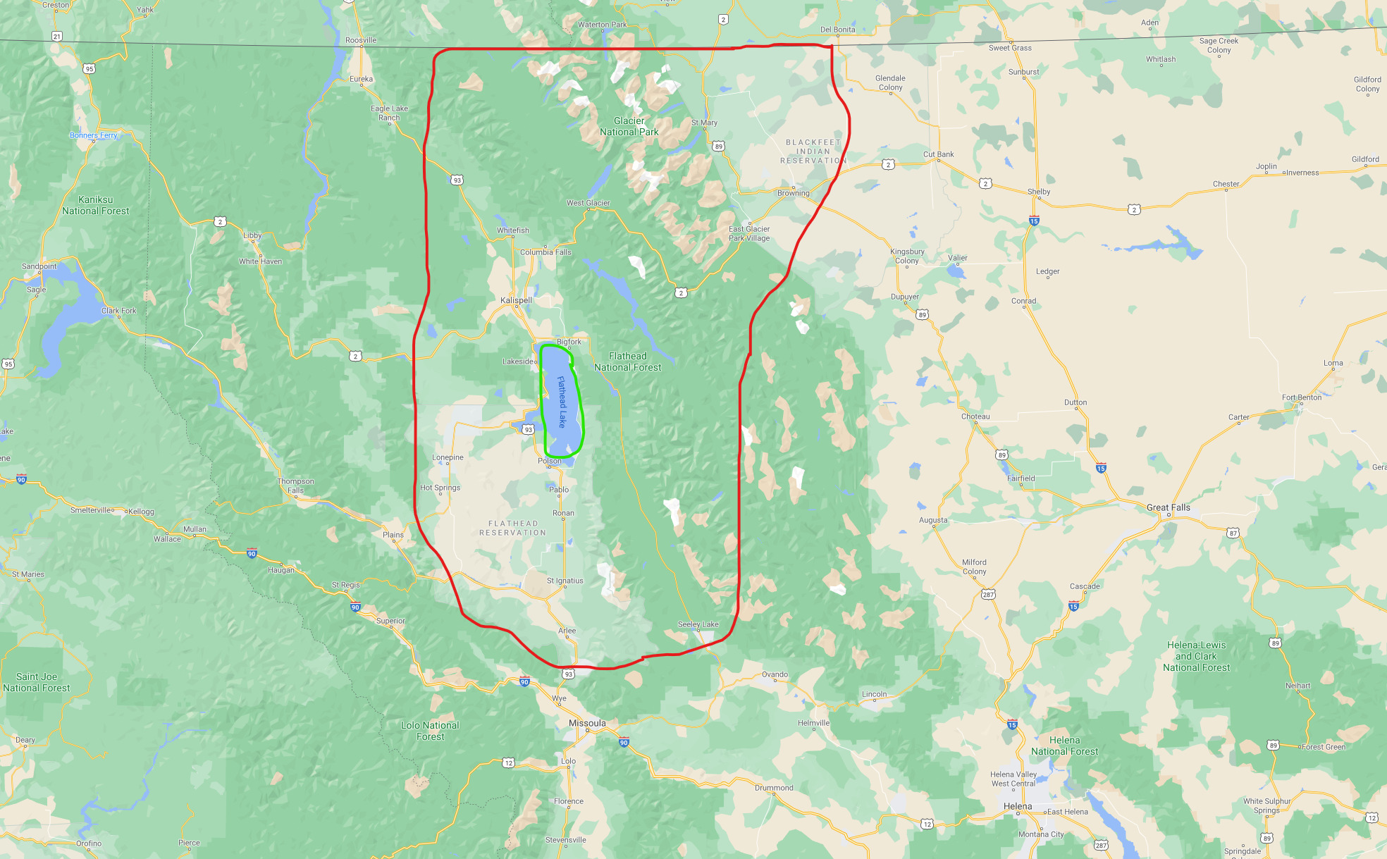 region small map